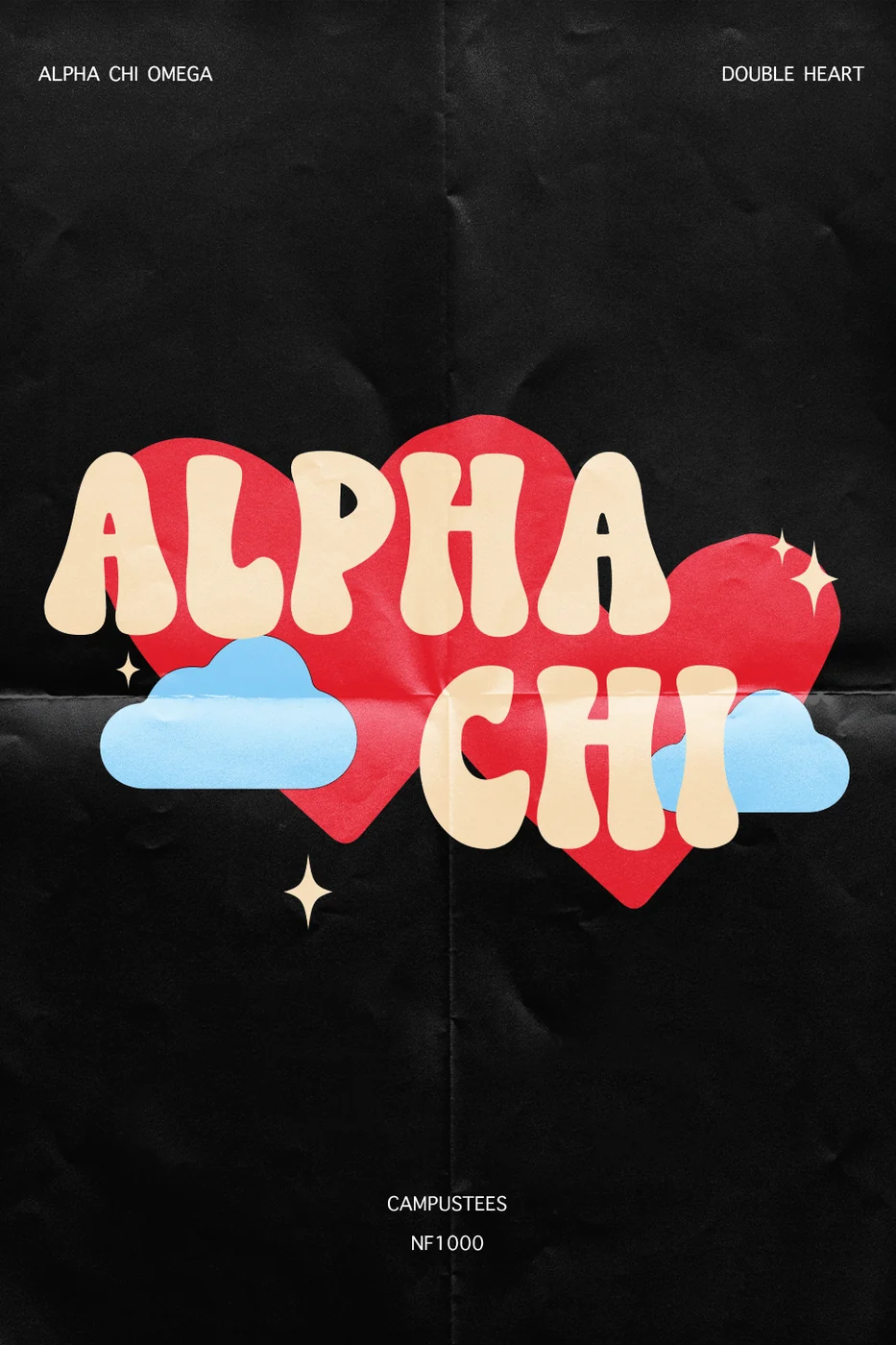 AXO HEART — Alpha Chi Omega design inspiration