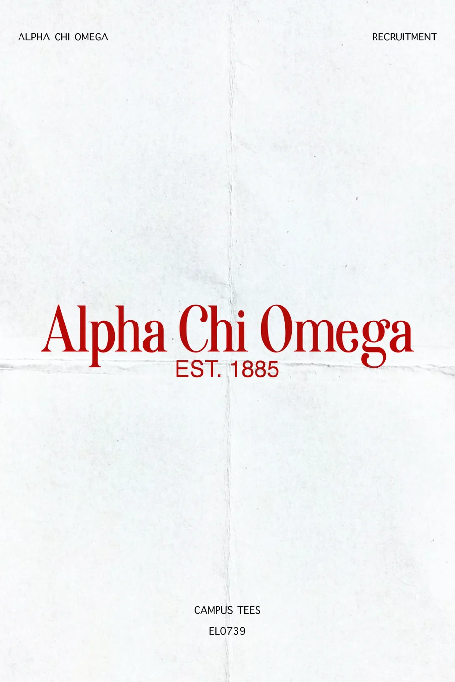 De Pauw AXO Recruitment — Alpha Chi Omega custom apparel design inspiration for recruitment