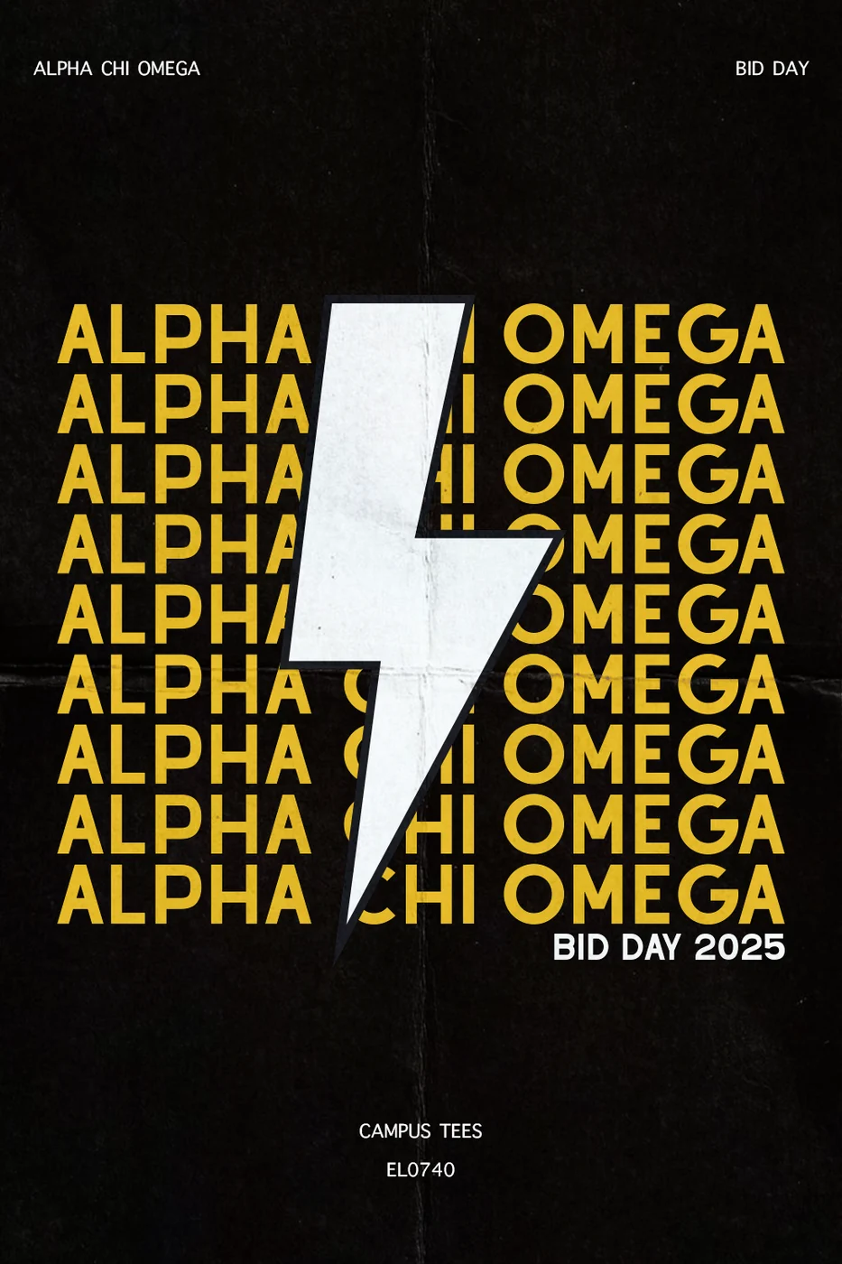 De Pauw AXO Bid Day — Alpha Chi Omega custom apparel design inspiration for bid day