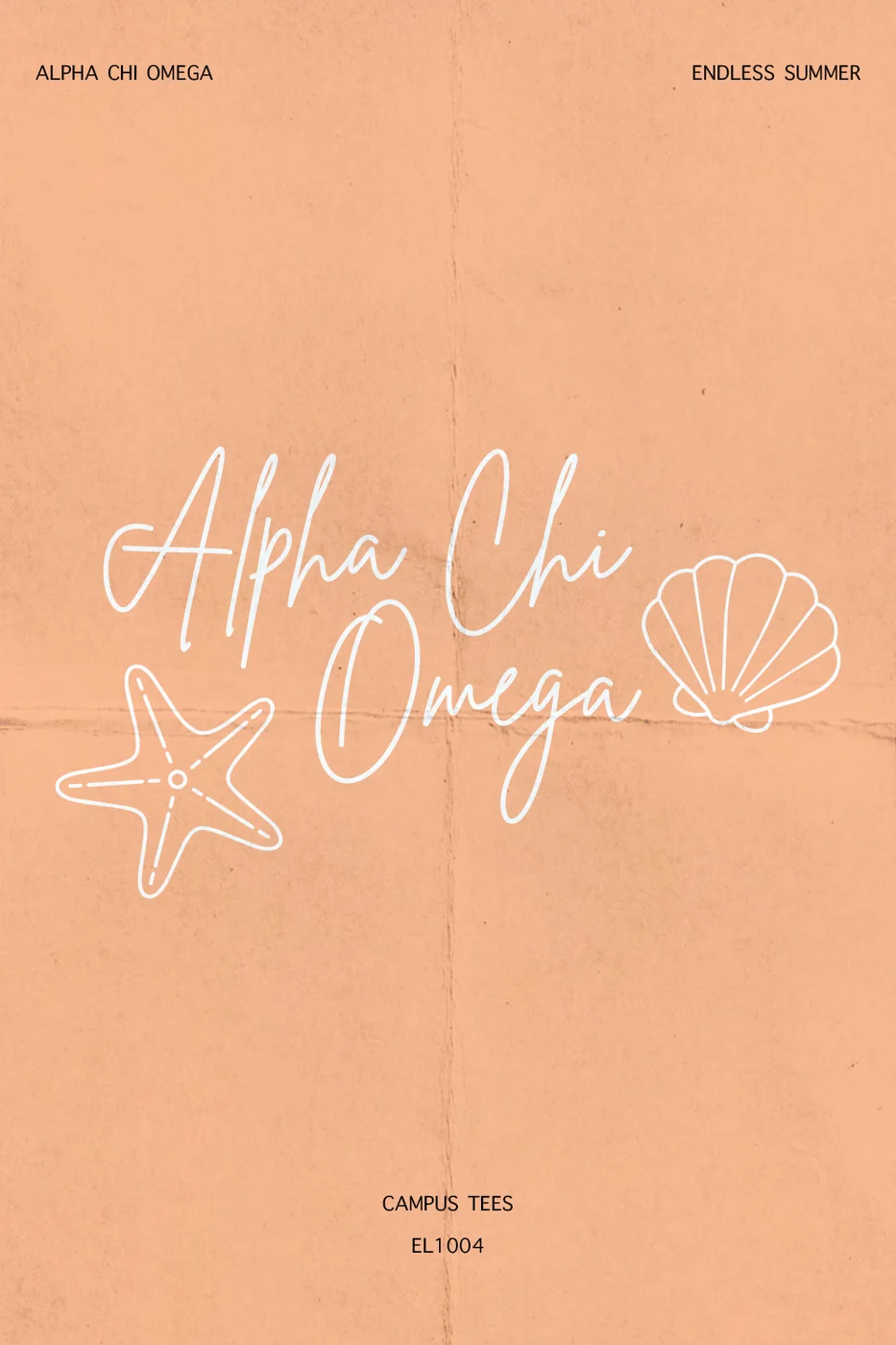 WSUAXO Endless Summer — Alpha Chi Omega custom apparel design inspiration