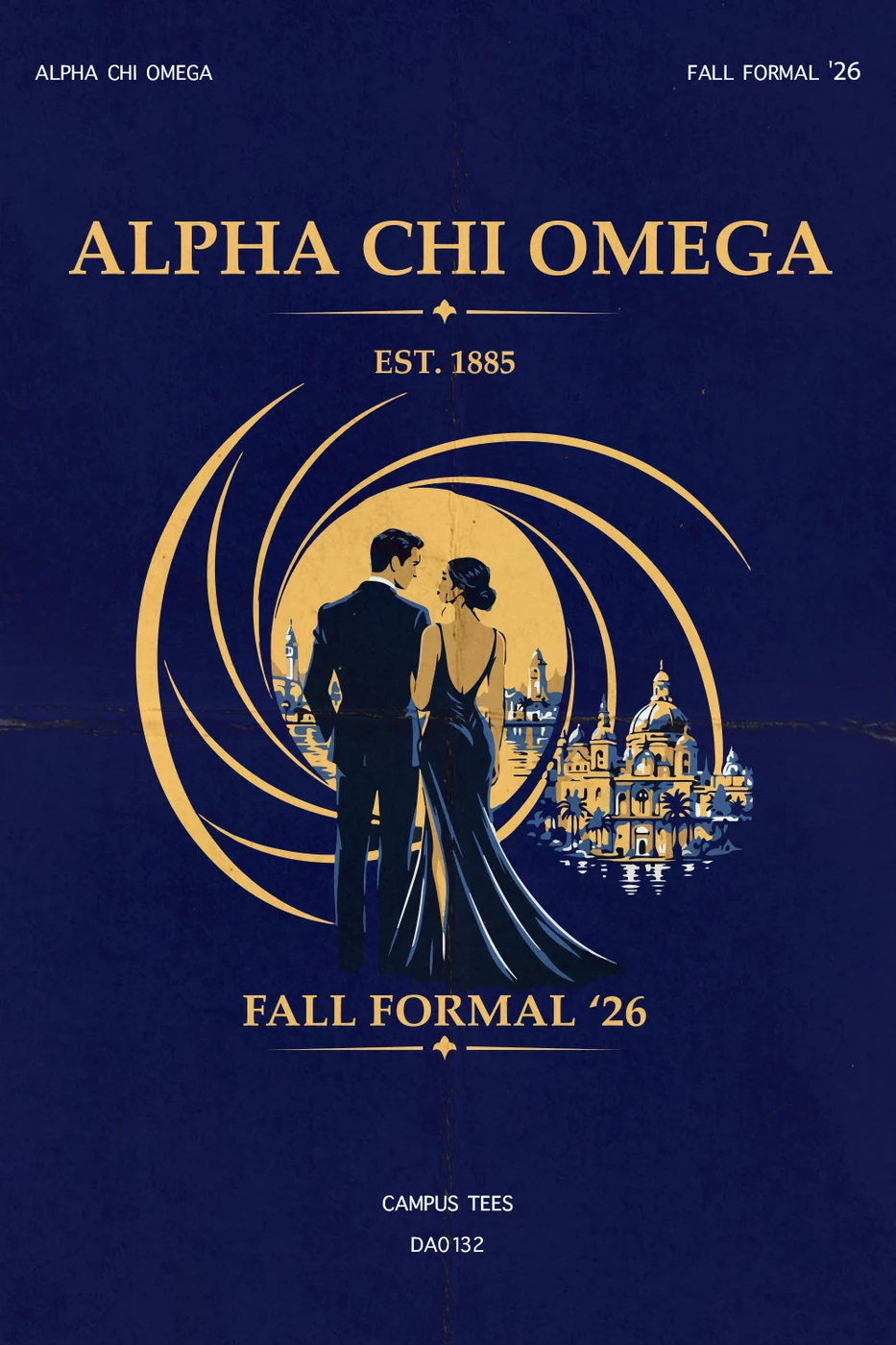 UTAH AXO FALL FORMAL '26 — Alpha Chi Omega design inspiration for formal