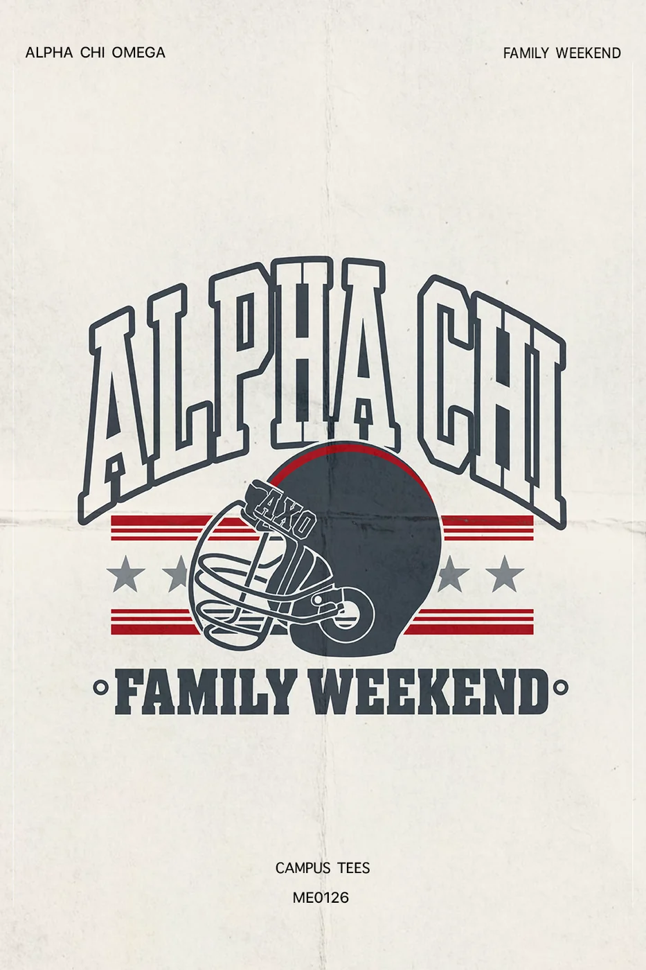 WSU AXO Family Weekend — Alpha Chi Omega design inspiration for parents weekend