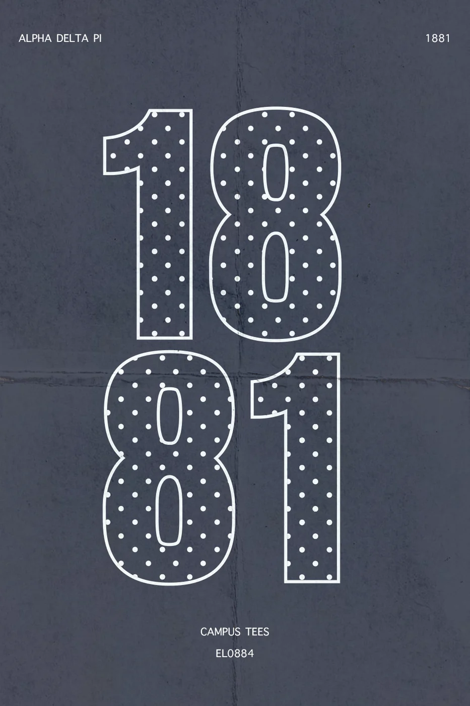 FAUADPi 1881 — Alpha Delta Pi custom apparel design inspiration