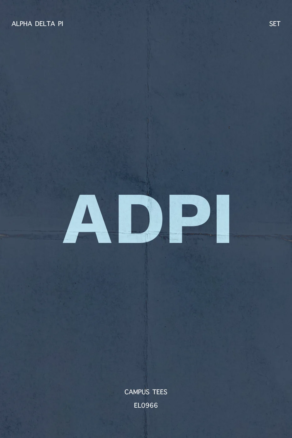 Rollins ADPi Set — Alpha Delta Pi custom apparel design inspiration