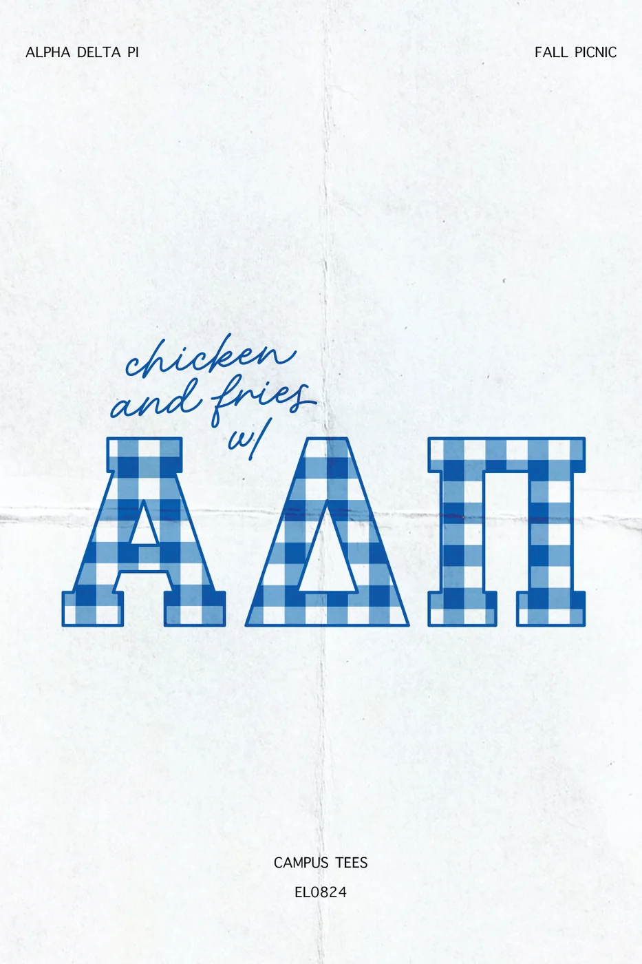 KUADPi Fall Picnic — Alpha Delta Pi design inspiration