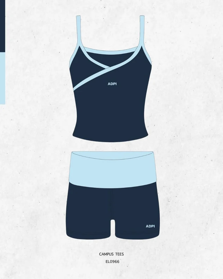 Alpha Delta Pi · Apparel mockup — Campus Tees garment mockup inspiration