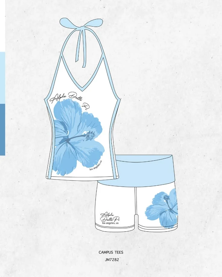 Alpha Delta Pi · Apparel mockup — Campus Tees garment mockup inspiration