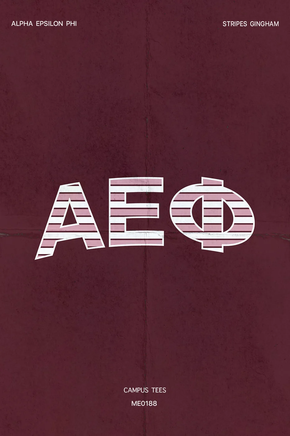 American University AEPHI Stripes Gingham — Alpha Epsilon Phi design inspiration