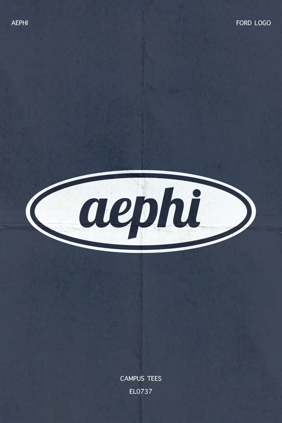 UDAEPHI Ford Logo — Alpha Epsilon Phi custom apparel design inspiration