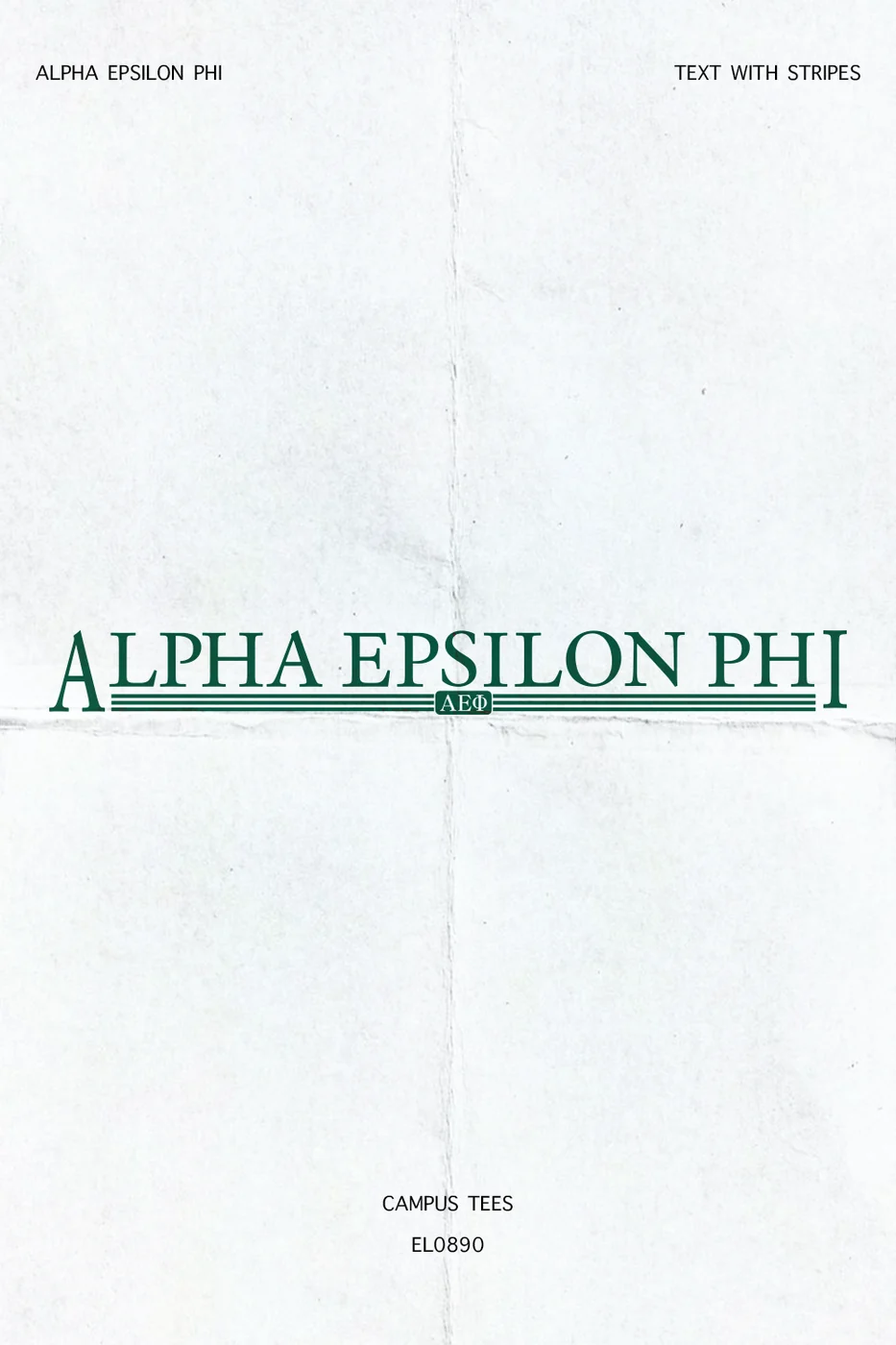 Syracuse AEPhi Text With Stripes — Alpha Epsilon Phi custom apparel design inspiration