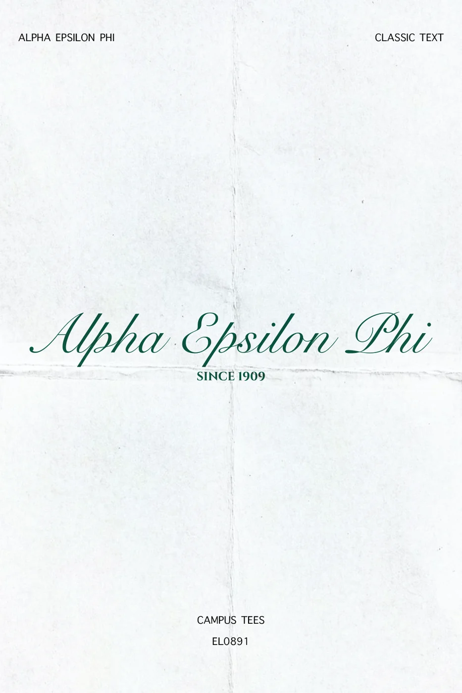 Syracuse AEPhi Classic Text — Alpha Epsilon Phi custom apparel design inspiration