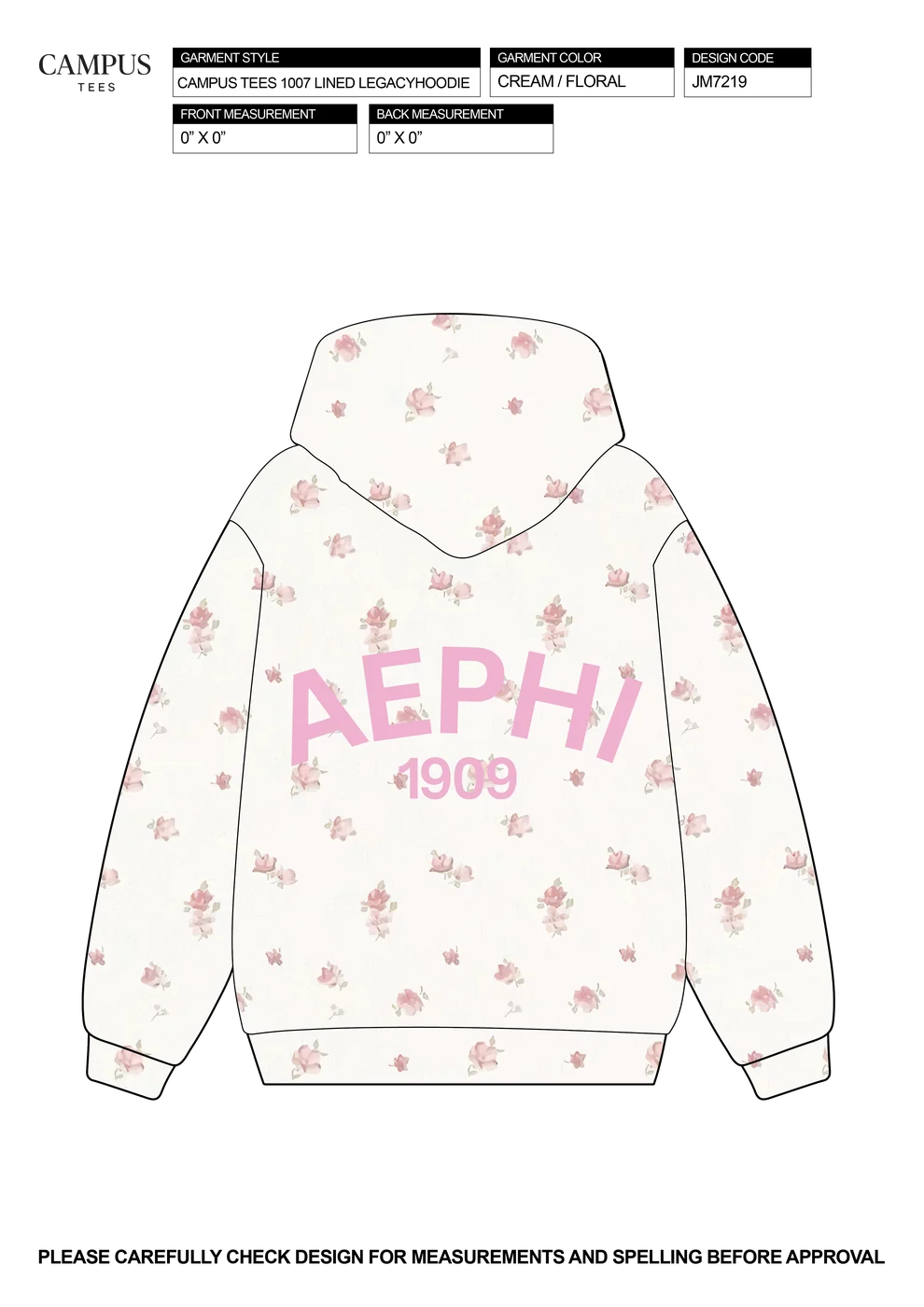 AEPHI 1909 — Alpha Epsilon Phi custom apparel design inspiration