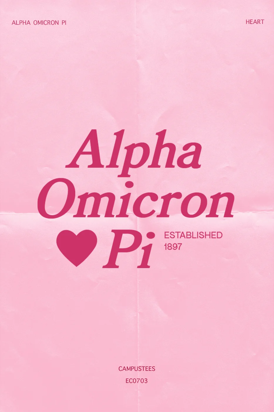 AOII Heart — Alpha Omicron Pi design inspiration