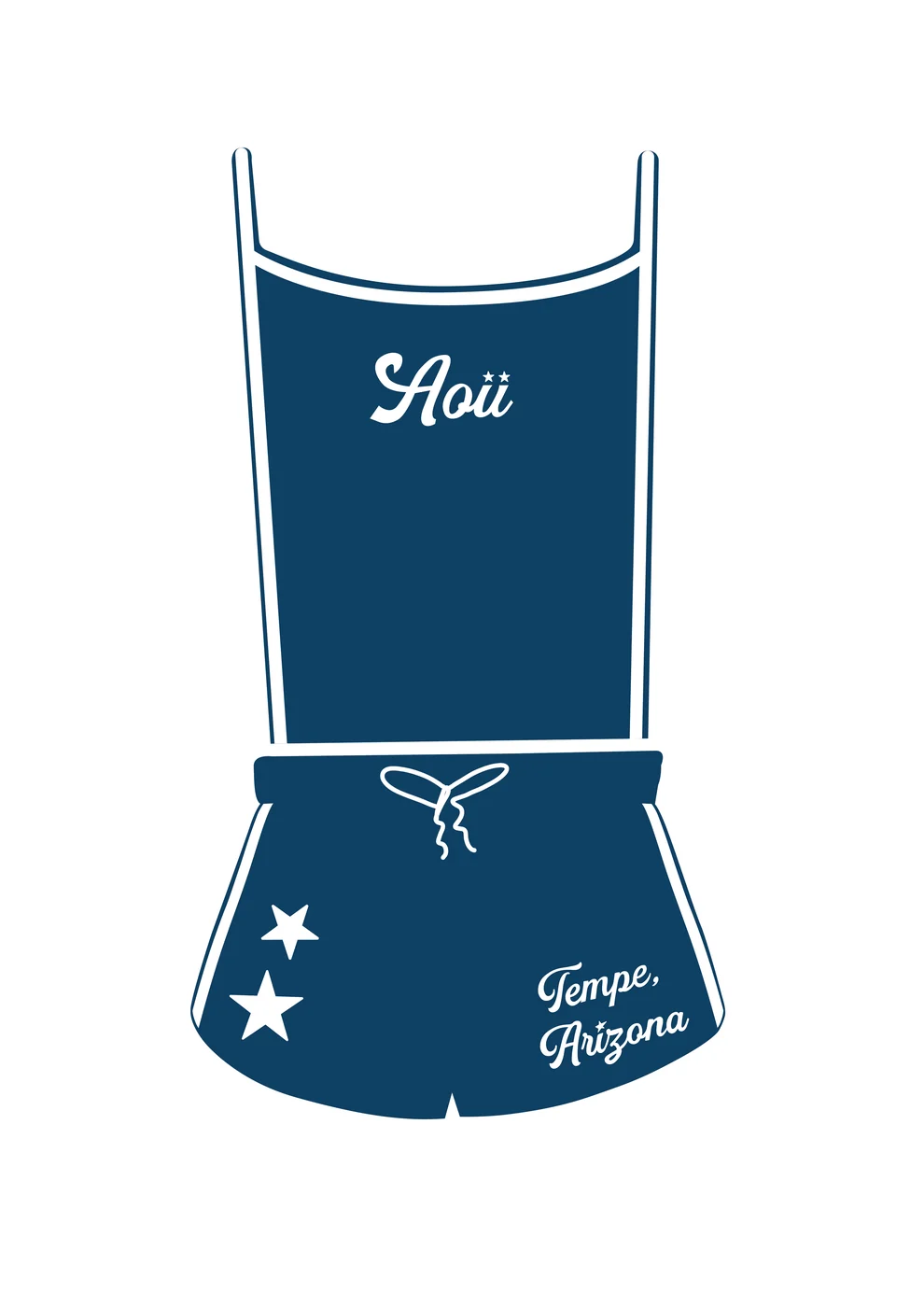 Tempe Arizona Aoii — Alpha Omicron Pi custom apparel design inspiration