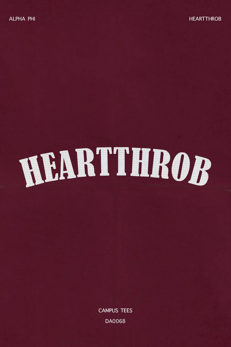 EIU APHI HEARTTHROB — Alpha Phi design inspiration