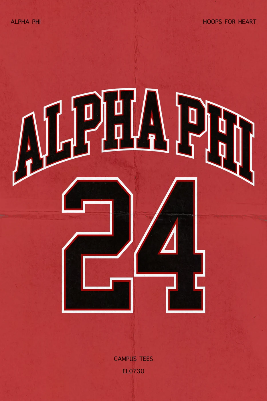 Ohio Alpha Phi Hoops For Heart — Alpha Phi custom apparel design inspiration