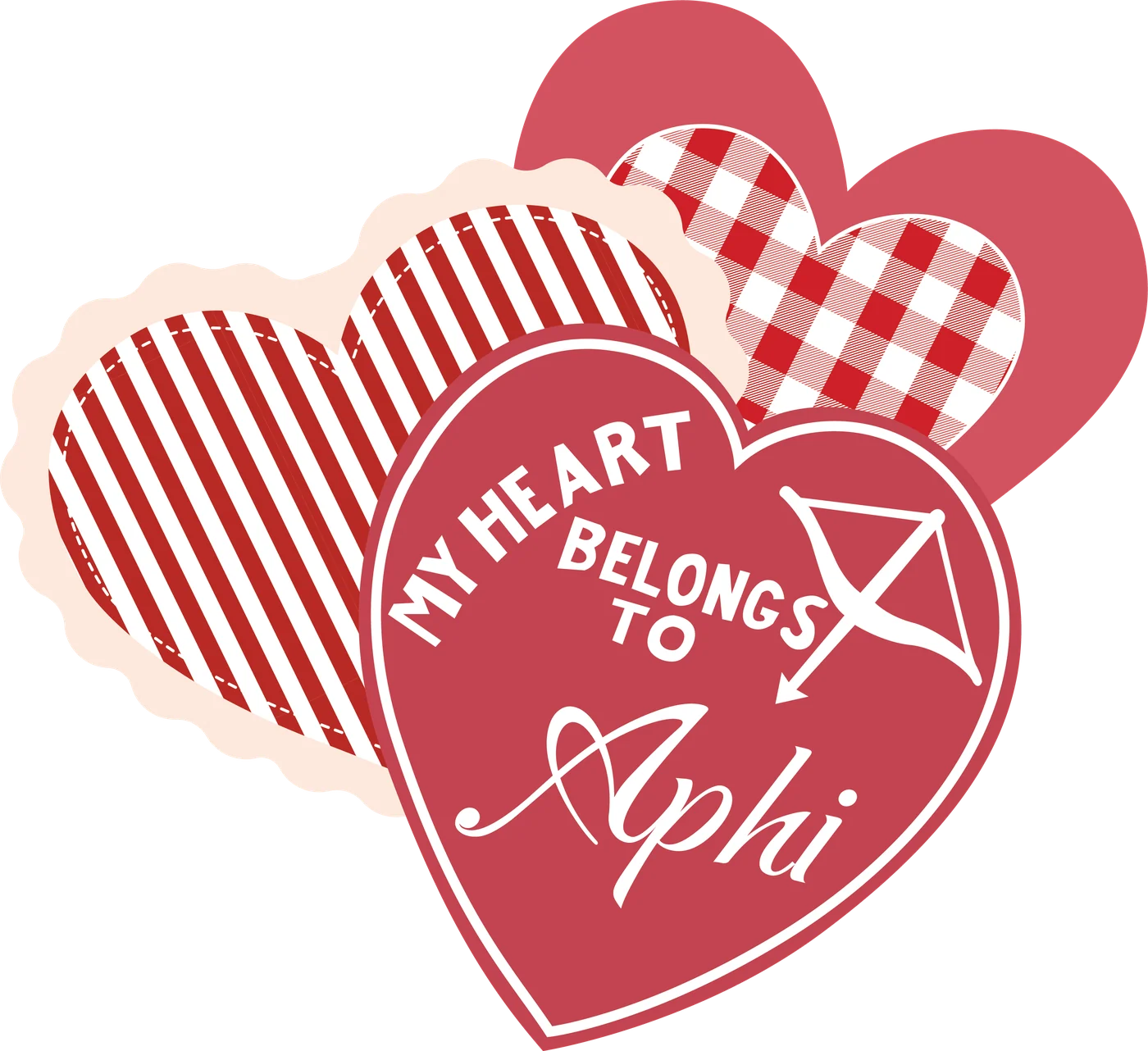 Aphi My Hearts Belongs To (REVISED) 1 — Alpha Phi custom apparel design inspiration