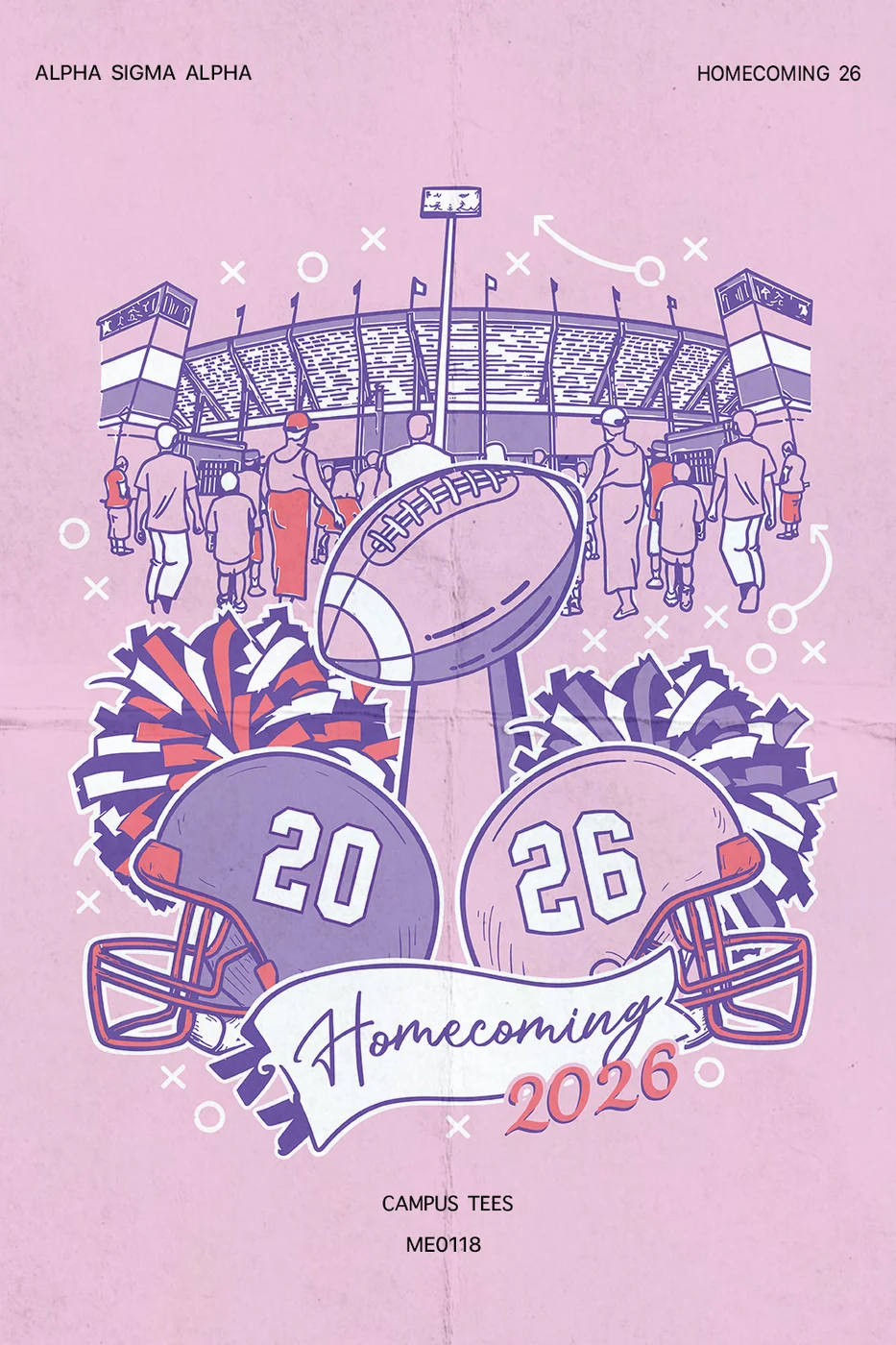 Emporia State U ASA Homecoming26 — Alpha Sigma Alpha design inspiration for homecoming