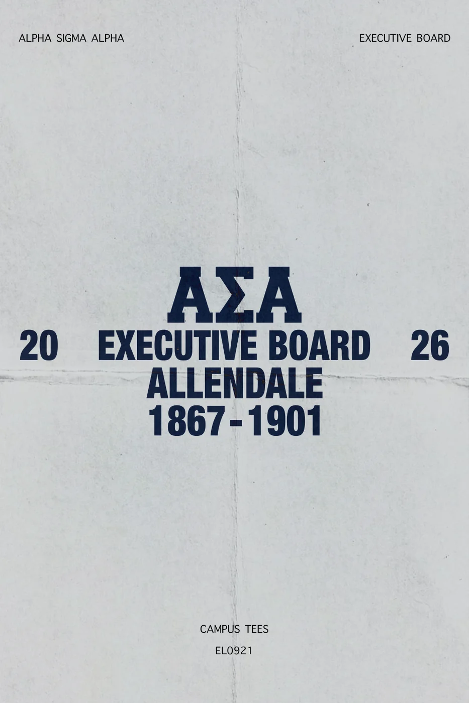 GVSUASA Executive Board — Alpha Sigma Alpha custom apparel design inspiration