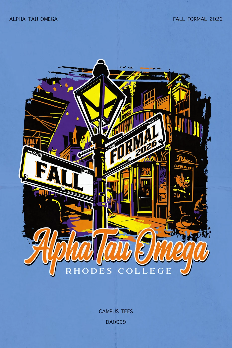 RHODES COLLEGE ATO FALL FORMAL 2026 — Alpha Tau Omega design inspiration for formal