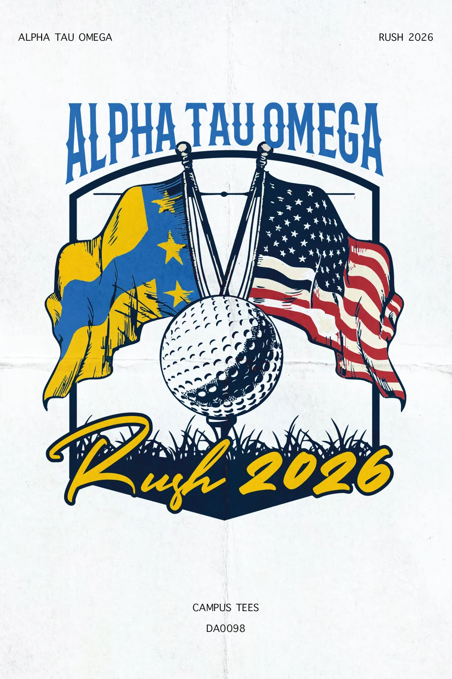 RHODES COLLEGE ATO RUSH 2026 — Alpha Tau Omega design inspiration