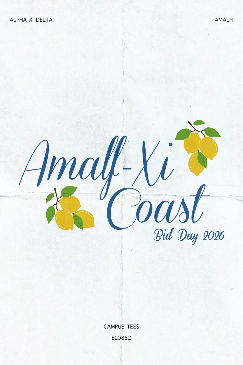 Penn State AXi D Amalfi — Alpha Xi Delta custom apparel design inspiration