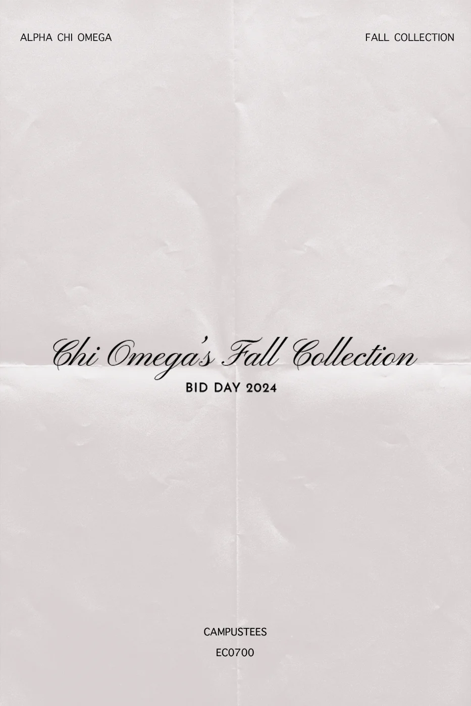 Chi O Fall Collection — Chi Omega design inspiration