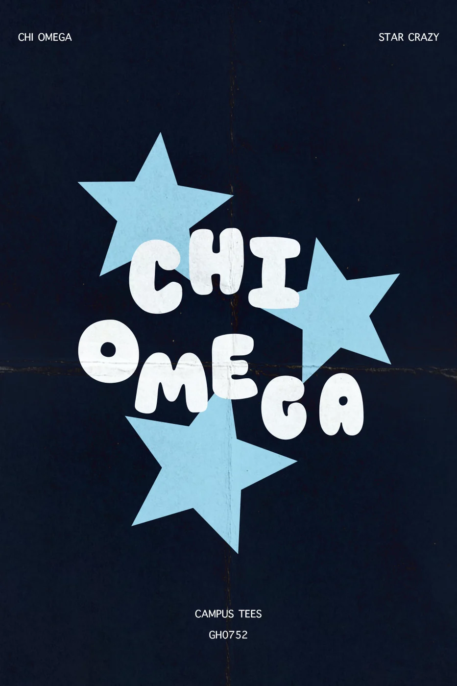 Chi Omega Star Crazy — Chi Omega design inspiration