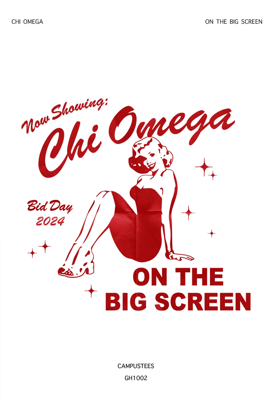 CHIO ONTHEBIGSCREEN — Chi Omega design inspiration