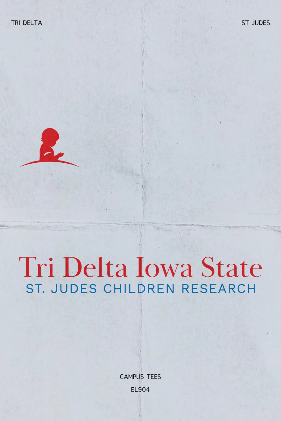 Iowa State Tri Delt St Judes — Delta Delta Delta custom apparel design inspiration