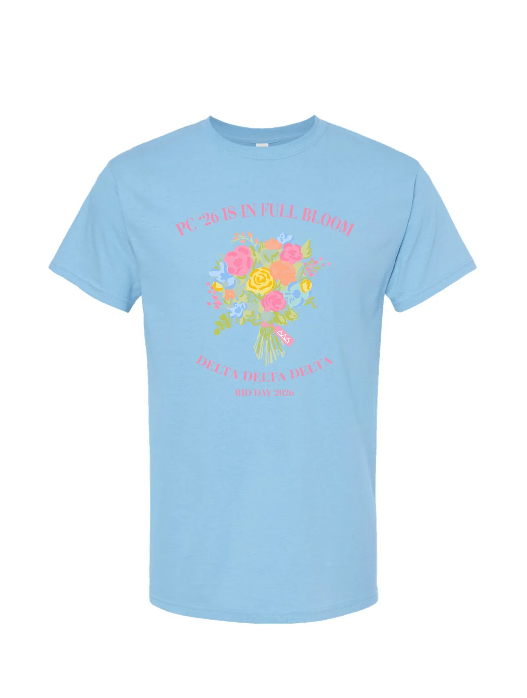 Delta Delta Delta Bouquet Bid Day 2026 Revised003 03 — Delta Delta Delta custom apparel design inspiration for bid day