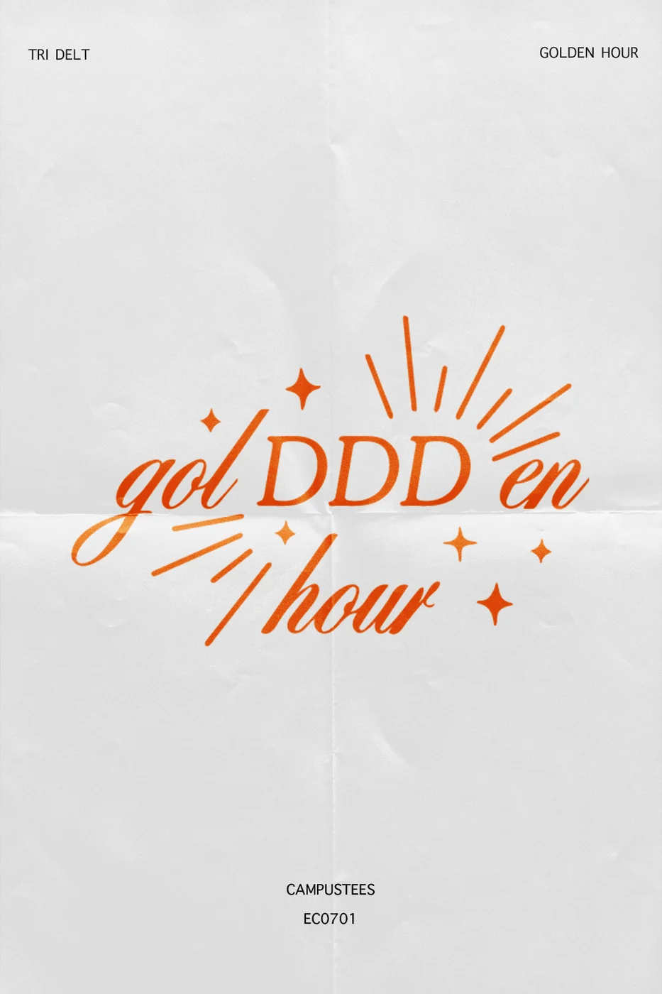 Tri Delt Golden Hour — Delta Delta Delta design inspiration