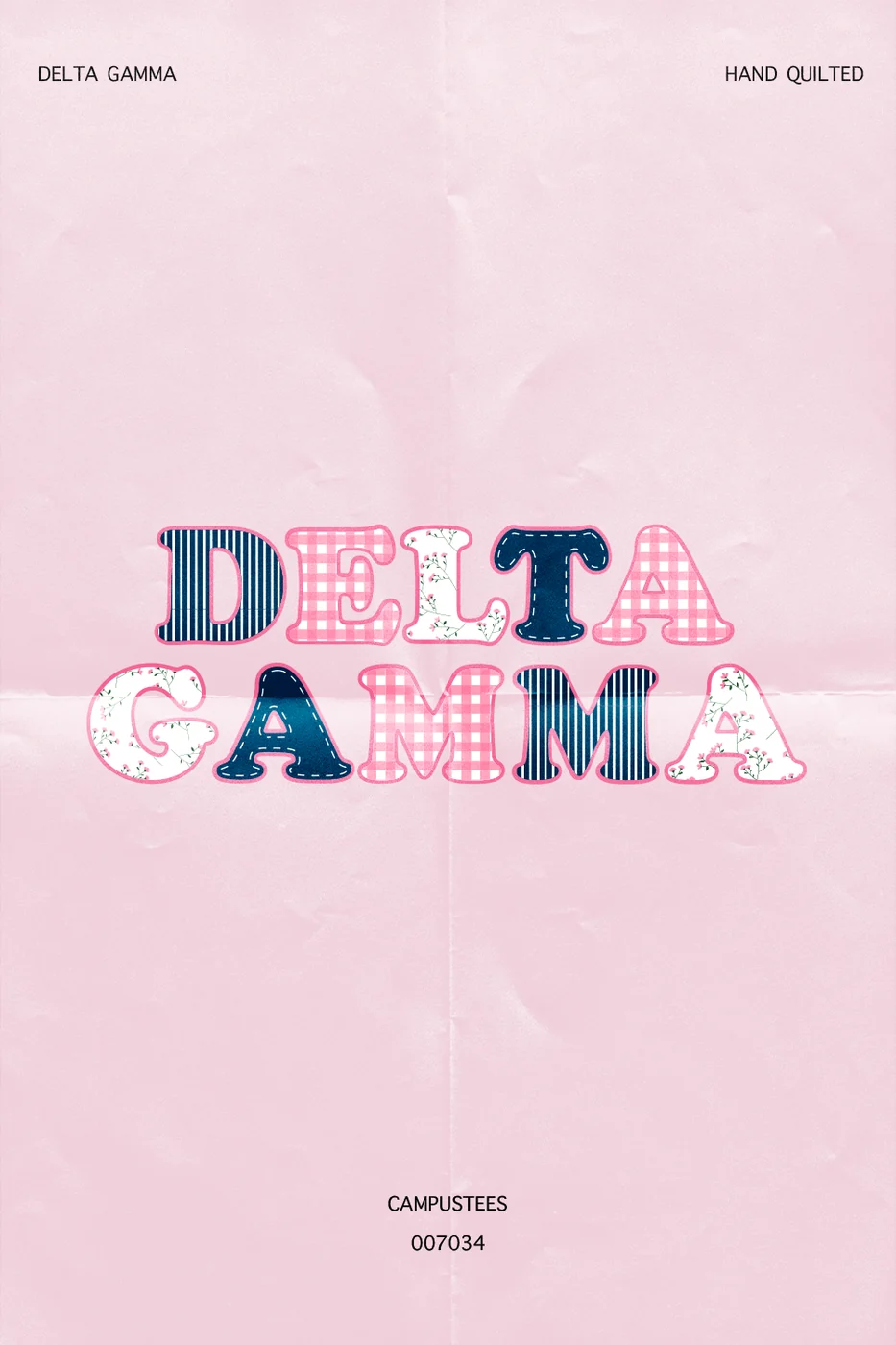 Delta Gamma Hand Quilted — Delta Gamma design inspiration