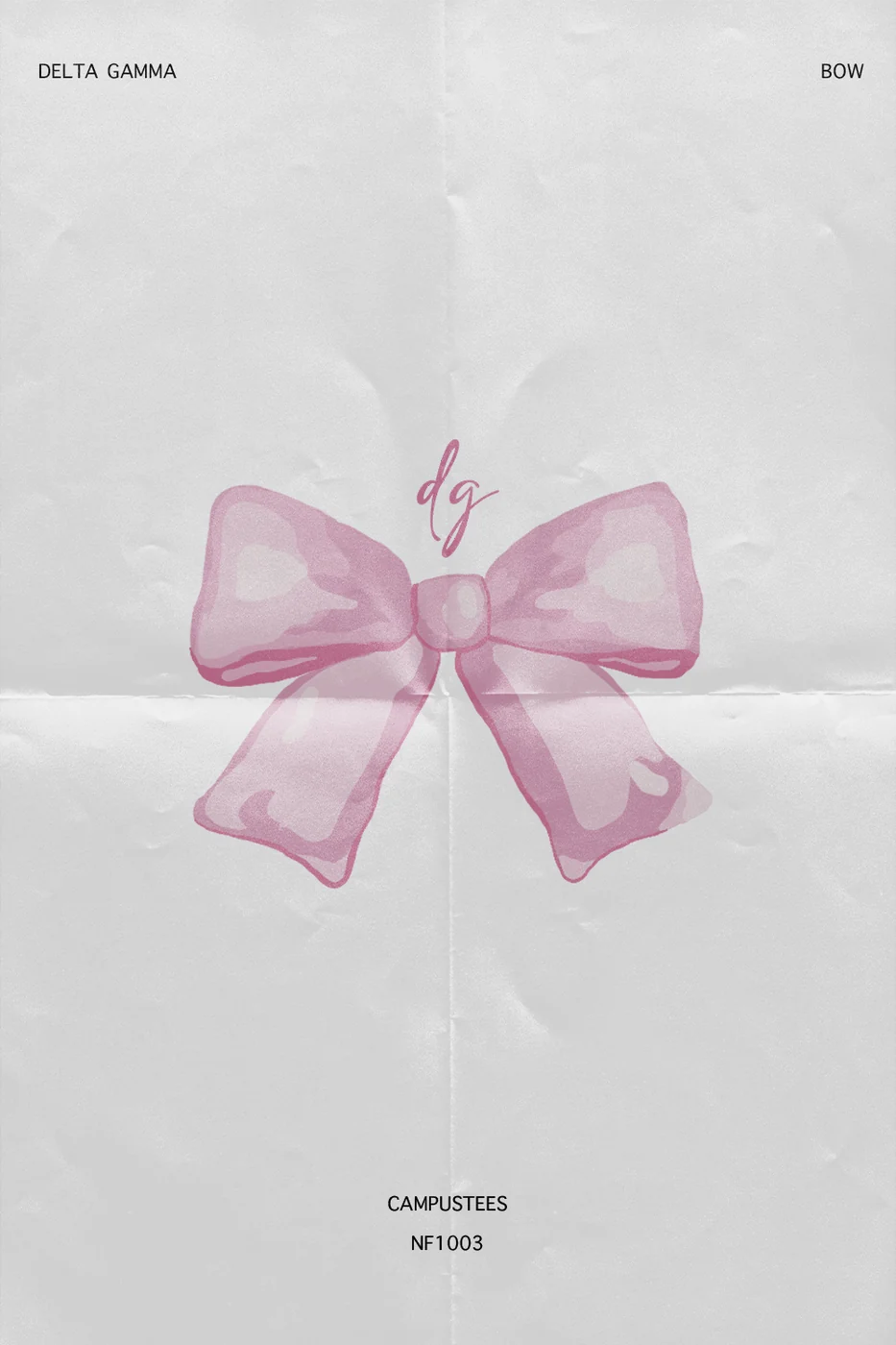 DG BOW — Delta Gamma design inspiration
