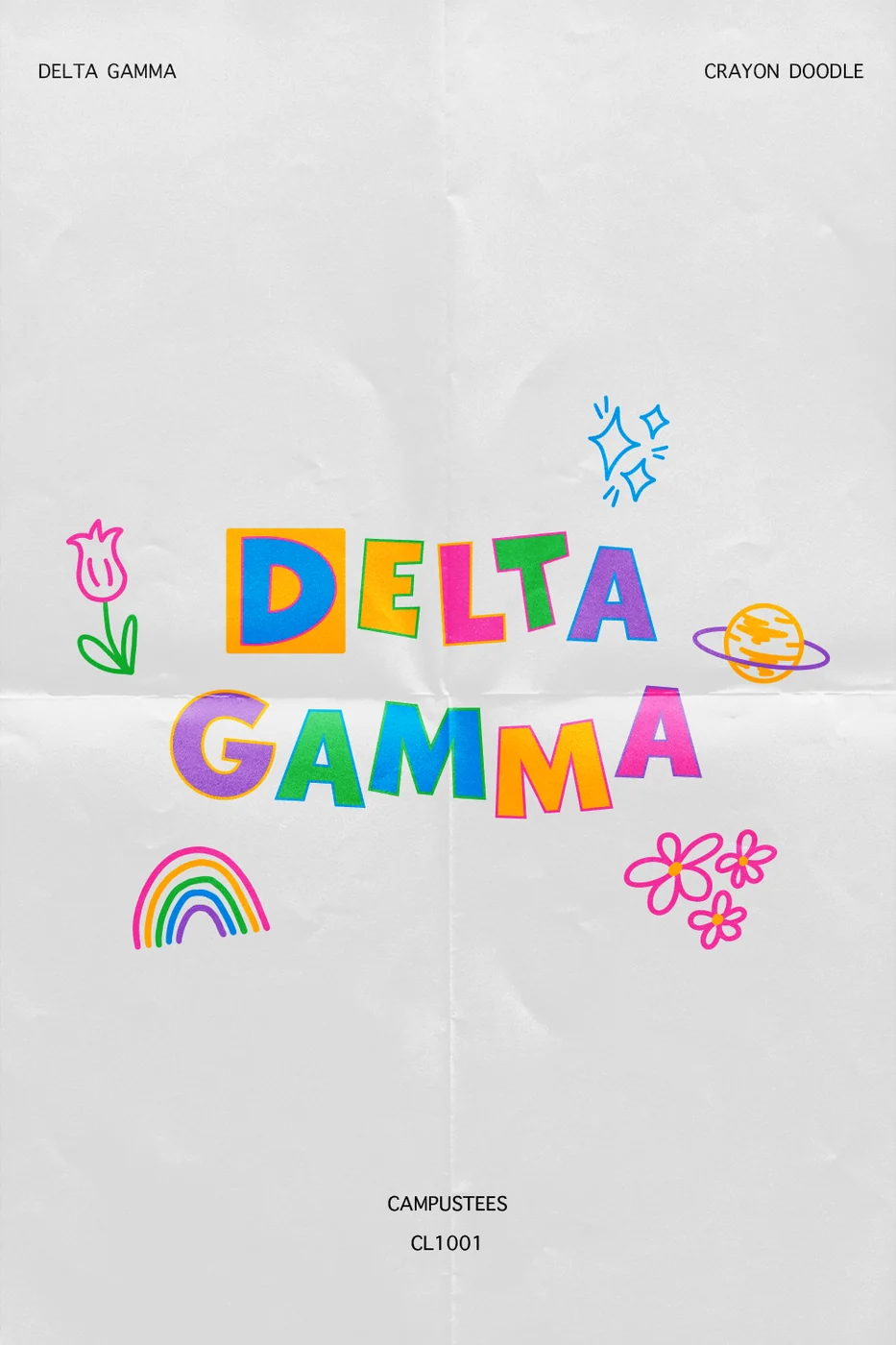 DG CRAYONDOODLE — Delta Gamma design inspiration