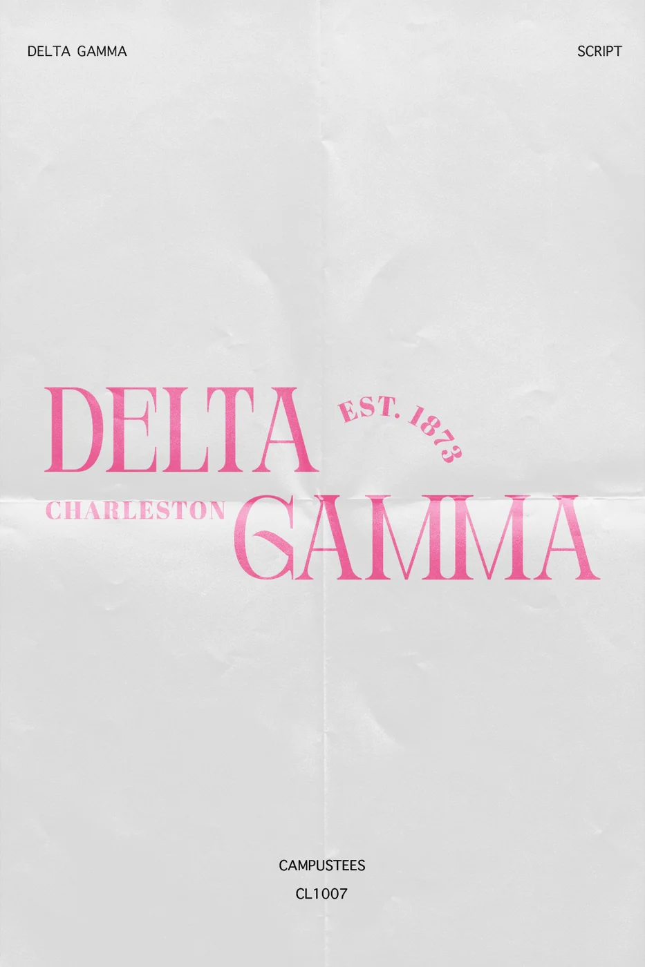 DG SCRIPT — Delta Gamma design inspiration