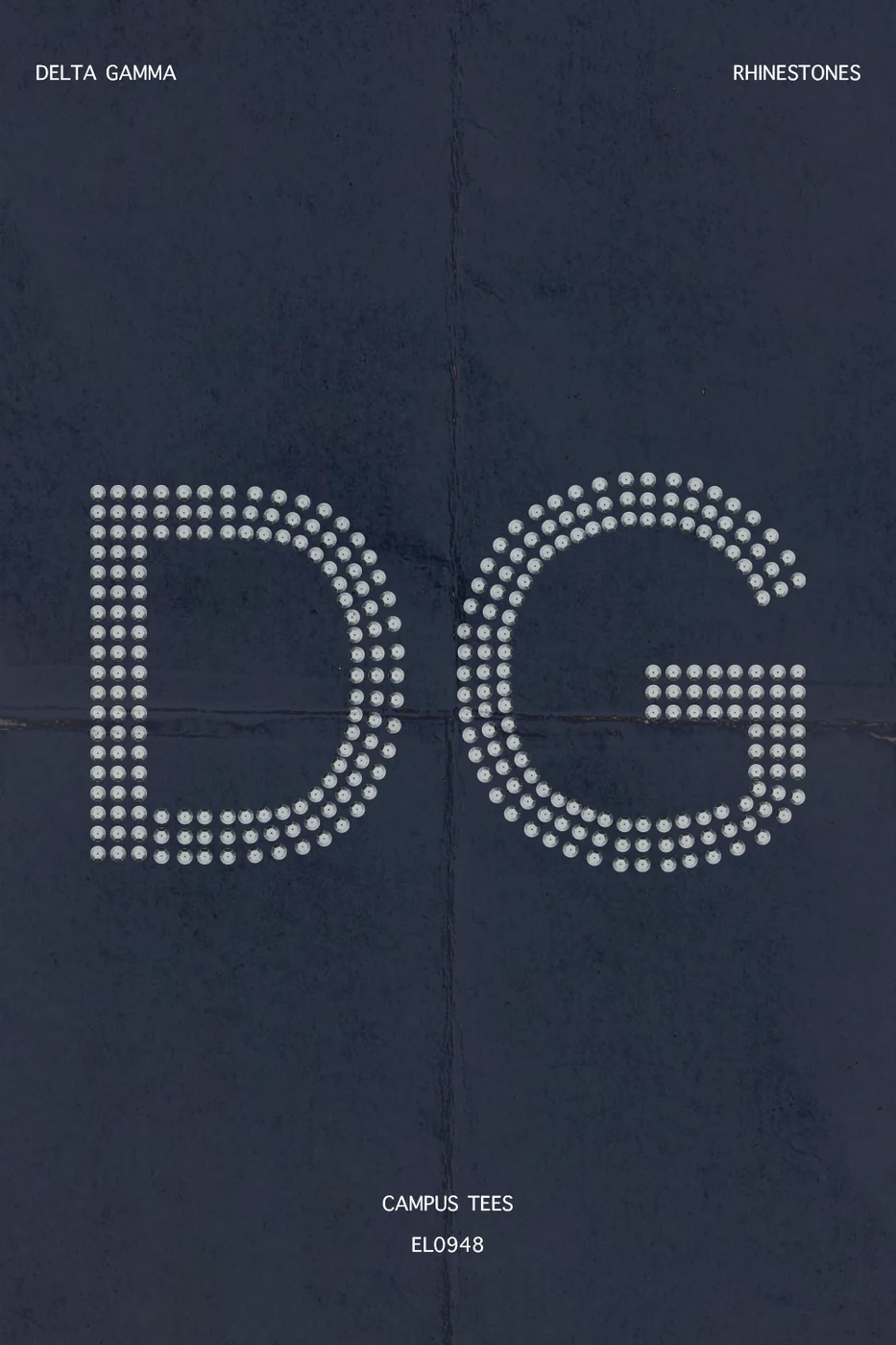 Montana State DG Rhinestones — Delta Gamma custom apparel design inspiration