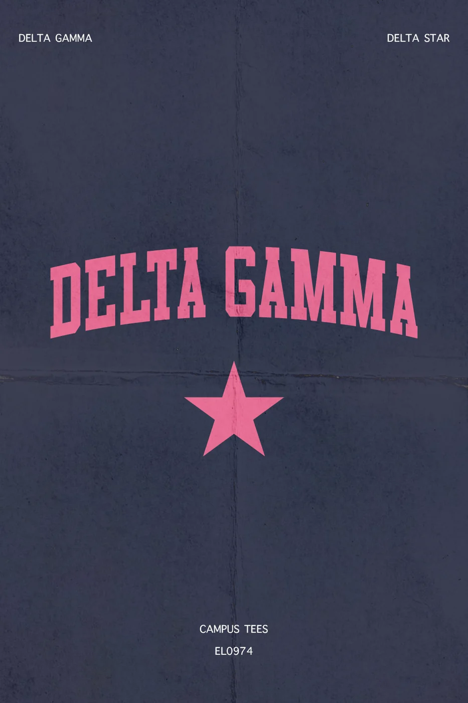 SACState DG Delta Star — Delta Gamma custom apparel design inspiration