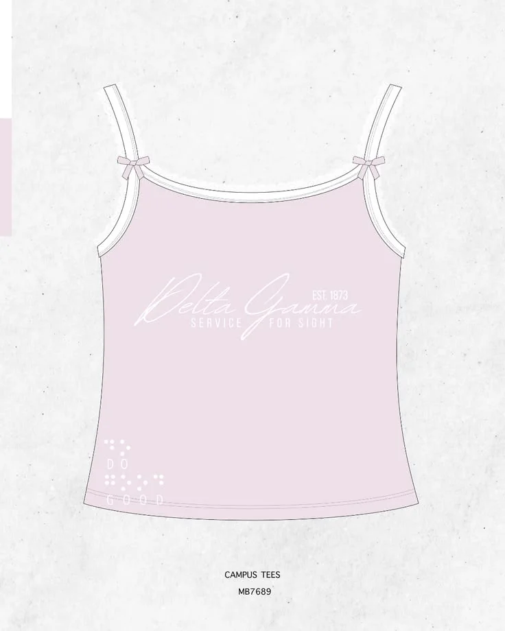 Delta Gamma · Apparel mockup — Campus Tees garment mockup inspiration