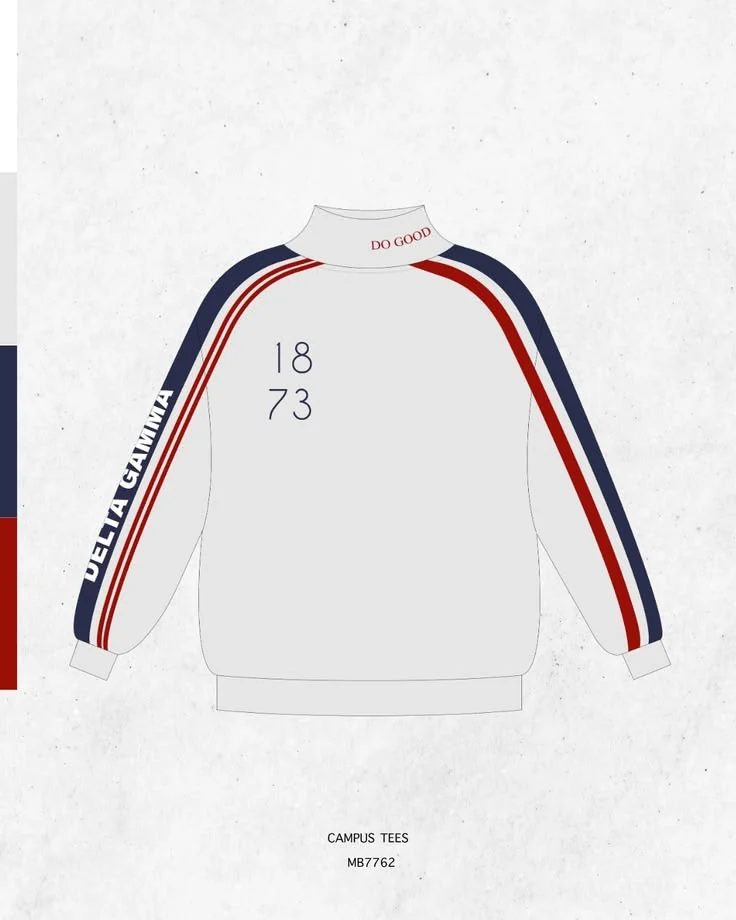 Delta Gamma · Apparel mockup — Campus Tees garment mockup inspiration
