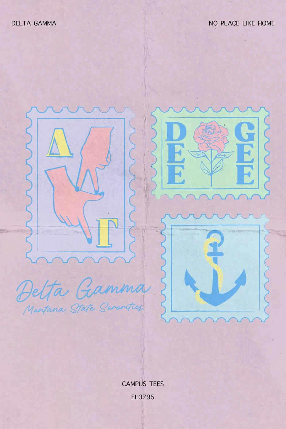 Montana DG No Place Like Home — Delta Gamma design inspiration