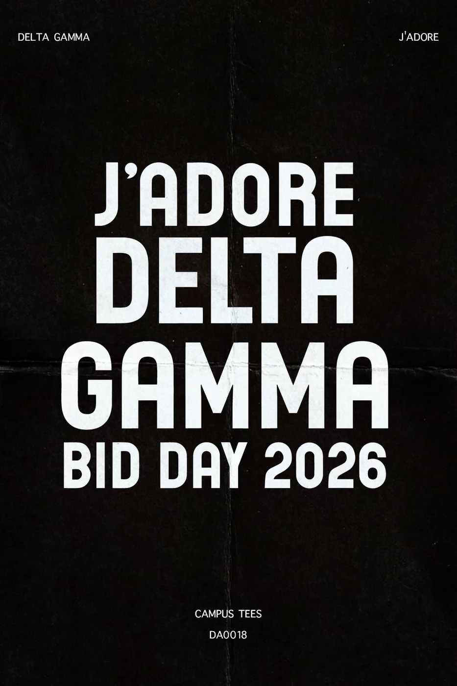 NEVADA DG J'ADORE — Delta Gamma design inspiration