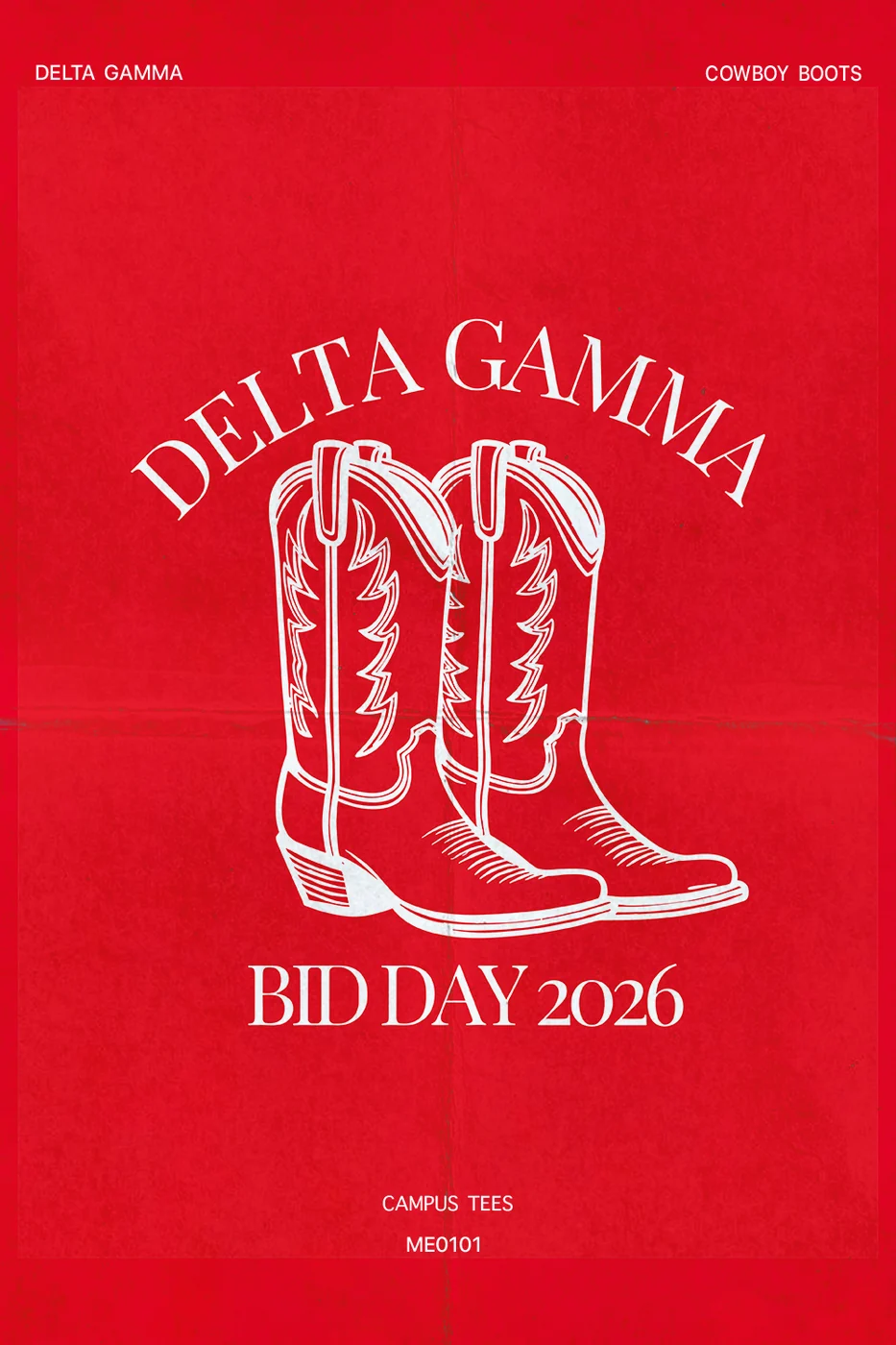 UIowa Delta Gamma Cowboy Boots — Delta Gamma design inspiration