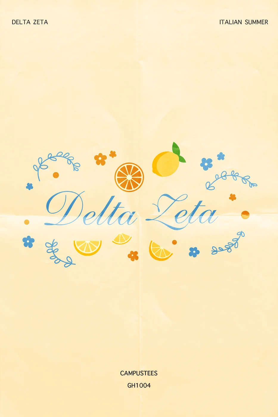 DZ ITALIANSUMMER — Delta Zeta design inspiration