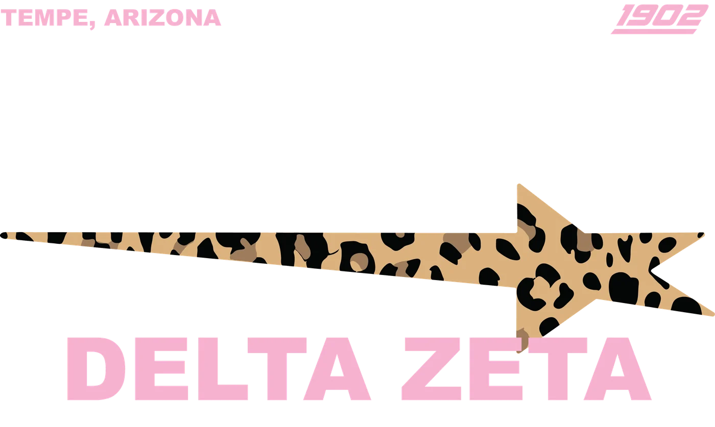 Delta Zeta Tempe Arizona — Delta Zeta custom apparel design inspiration