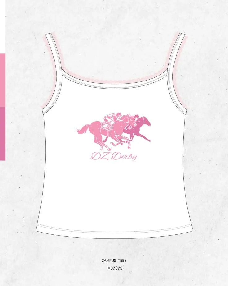 Delta Zeta · Apparel mockup — Campus Tees garment mockup inspiration