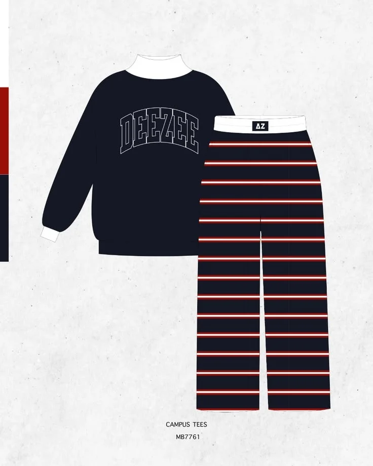 Delta Zeta · Apparel mockup — Campus Tees garment mockup inspiration