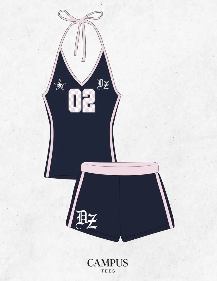 Delta Zeta custom apparel mockup — Campus Tees chapter inspiration