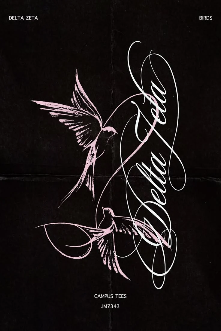 Delta Zeta · Pinterest favorite — Campus Tees custom apparel design inspiration