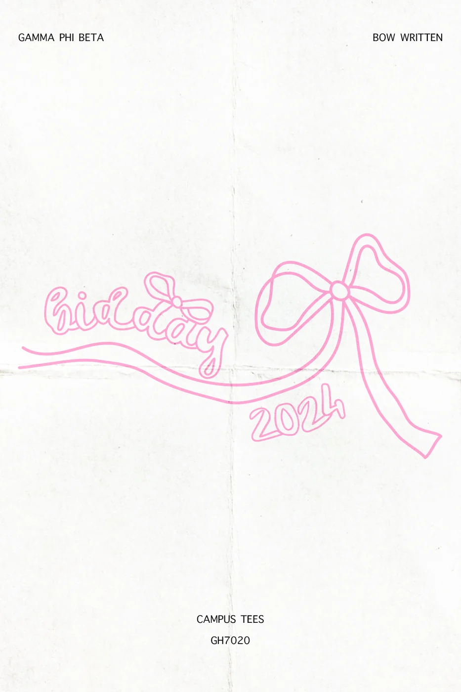 Gamma Phi Beta Bow Written — Gamma Phi Beta design inspiration
